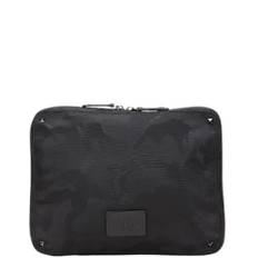 Valentino Vintage, Vintage , Herre, Sort, ONE SIZE, Nylon, Pre-owned nylon clutches