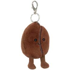 Jellycat Nyckelring - 17x7 cm - Kaffeböna - Brun - Jellycat - One Size - Nyckelring
