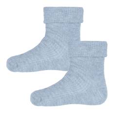 Minymo Strumpor - 2-pack - Rib - Vinter Sky - Minymo - 19/22 - Strumpor