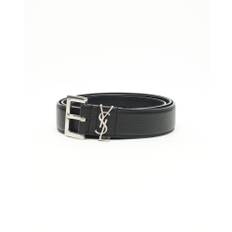 Saint Laurent Logo Leather Belt