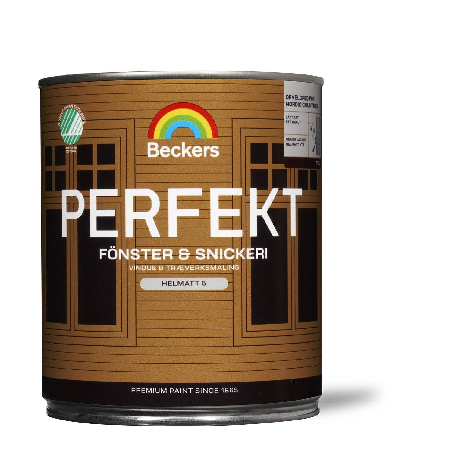 Perfekt Fönster & Snickeri Helmatt 0,68L Vit (0.75 L [bas 0.68L])