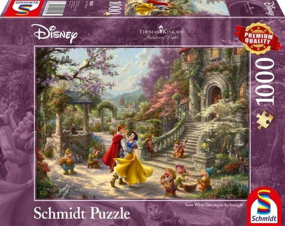 Thomas Kinkade Disney Schneewittchen Tanz mit dem Prinzen 1.000 Teile Puzzle
