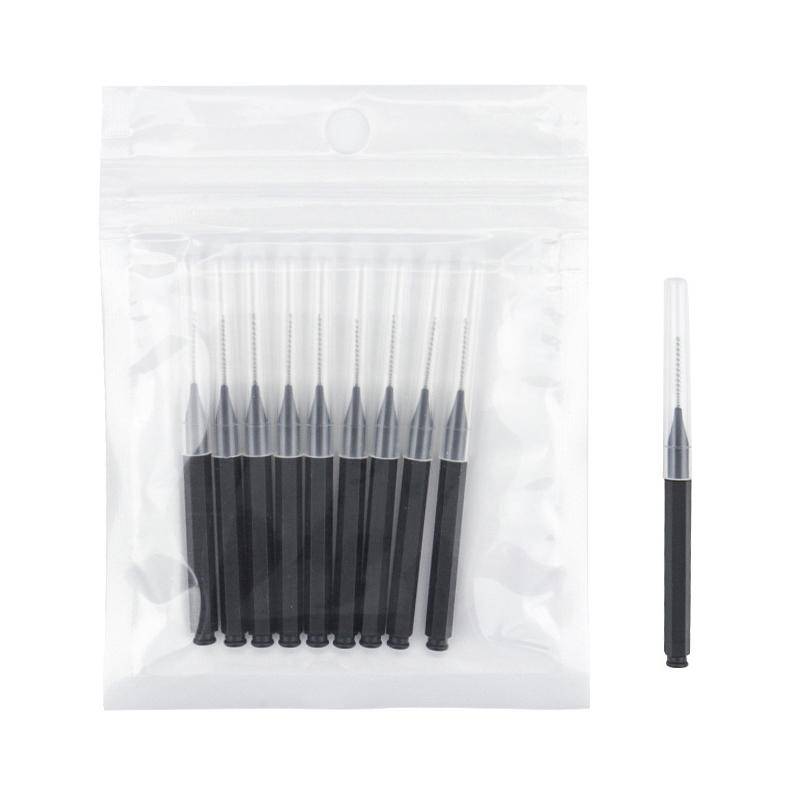 10Pcs Interdental Brushes Push-Pull Design Removes Food Plaque For Better Teeth Oral Hygiene Dental Care Tool