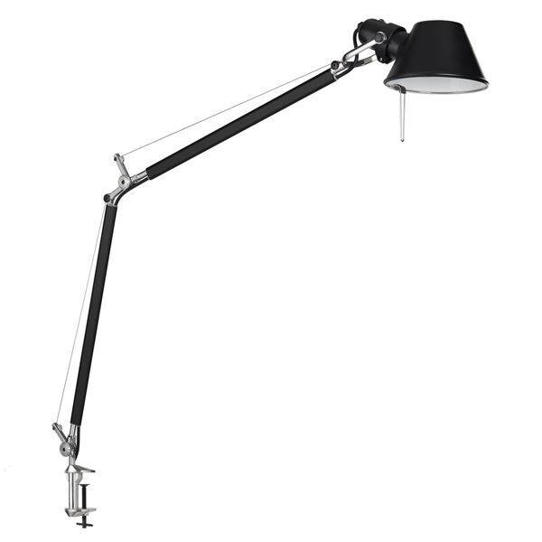 Tolomeo Bordlampe Sort med Klemme