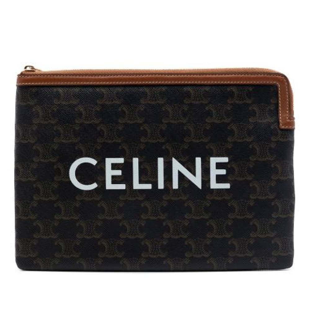 Celine Vintage Pre-owned Vintage Clutch - Vintage - Dame - Brun - ONE SIZE - Læder