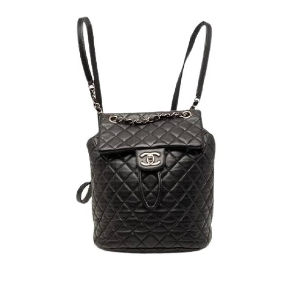 Chanel Vintage Pre-owned Urban Spirit Rygsæk - Vintage - Dame - Sort - ONE SIZE - Uld