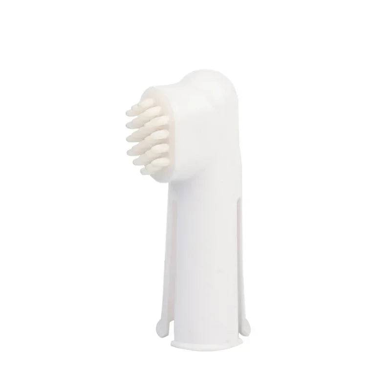 Soft Finger Dog Toothbrush - Style 4 White / 3 Pcs
