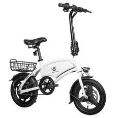 LAIFOOK Dolphin Folding Electric Bike White