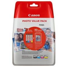 Canon Multipack CLI-571XL + (PP-201 50 sider) 0332C005