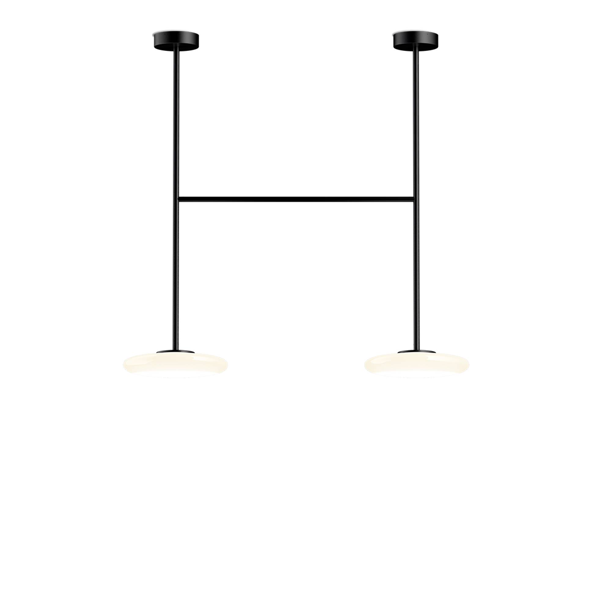 Marset - Ihana Ceiling x2 100, Black - Pendellamper - Joanna Laajisto - Glas/Metal