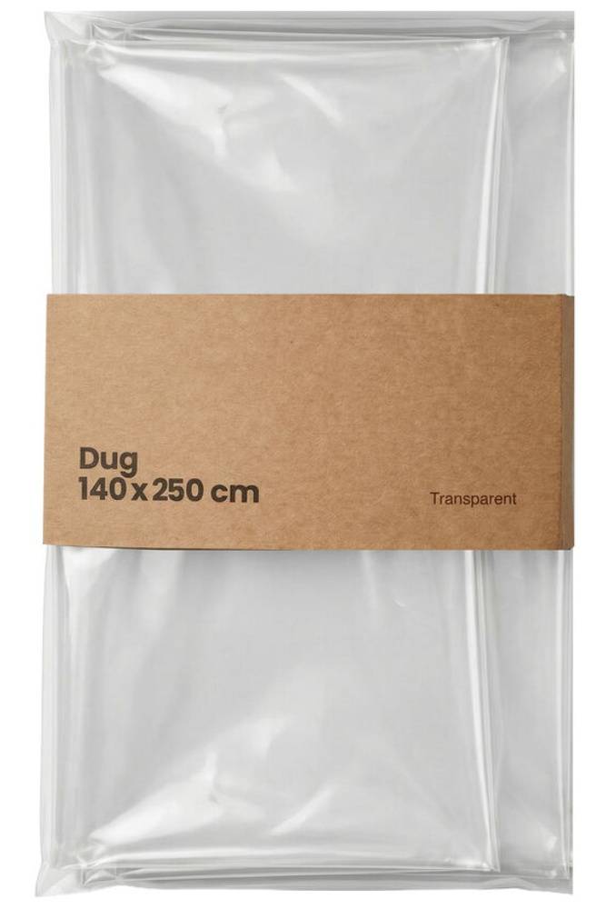 Dug, transparent (På lager i butik)