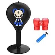 Kids Freestanding Boxing Set, Freestanding Punch Bag With Boxing Gloves, Heavy Boxing Bag With Stand, 17.7x39cm Punching Bag, Punch Bag Set Exercise Hand-Eye Coordination For Mma Martial Art Junior