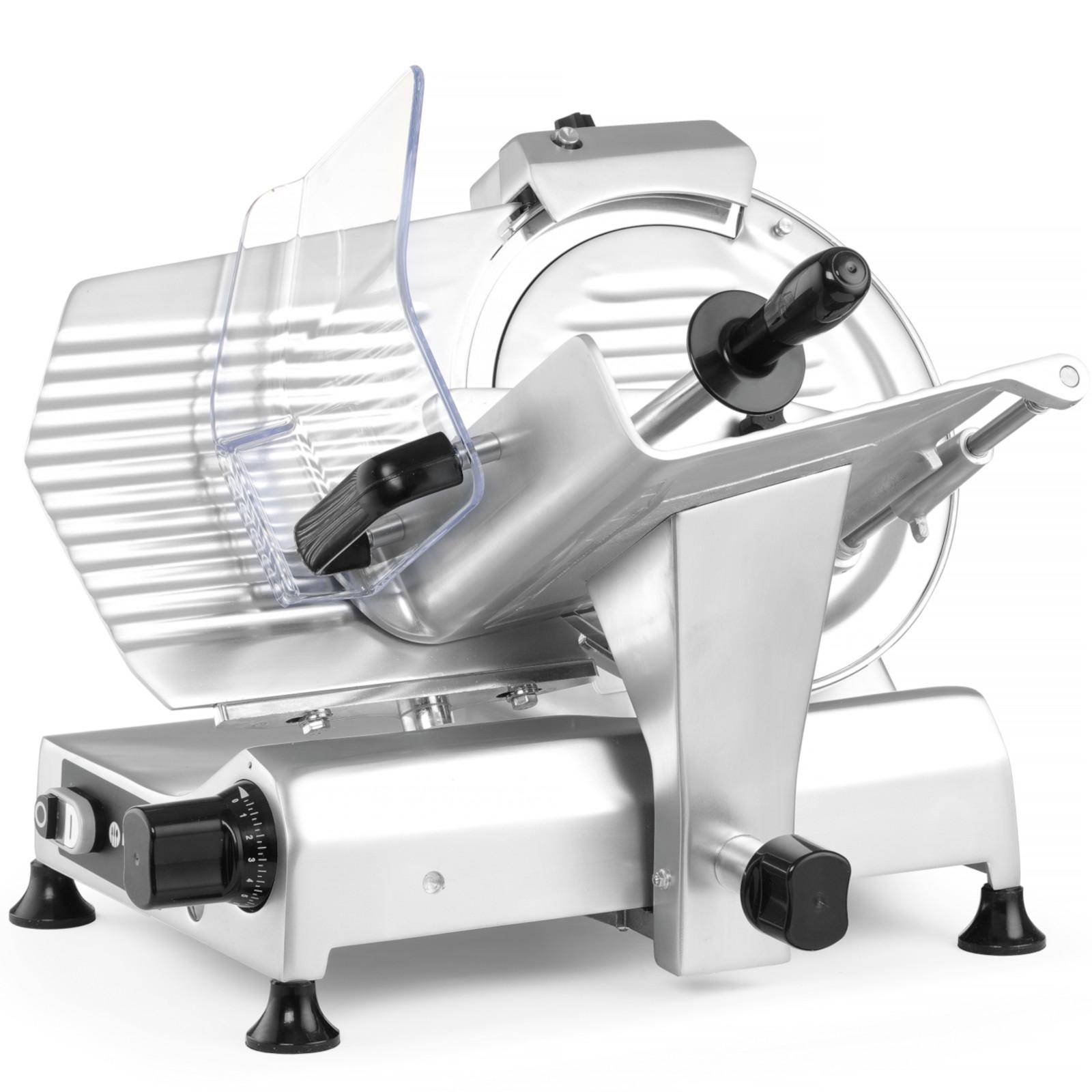 Electric slicer for cold meats and cheeses, diameter 300 mm, 250 W