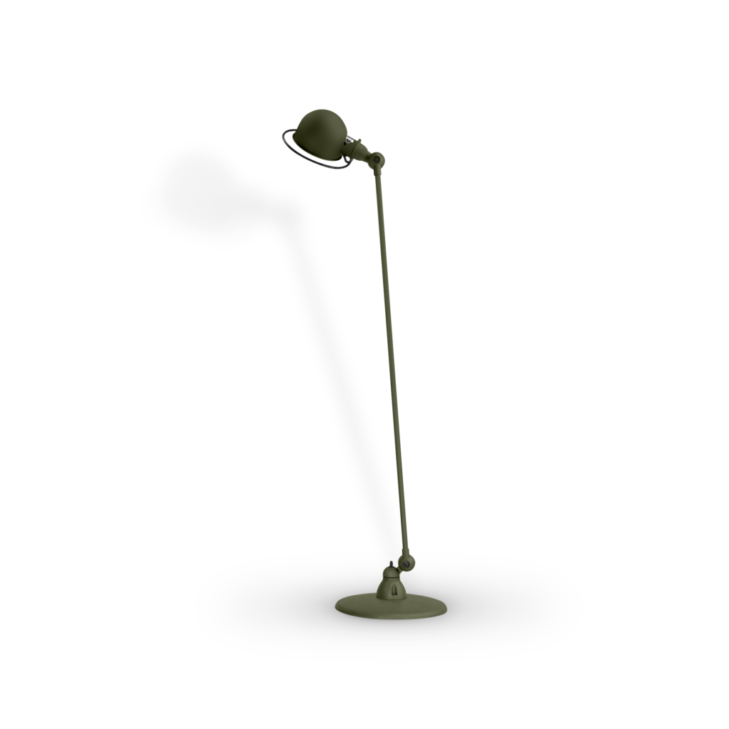 Loft D1200I gulvlampe fra Jieldé - Olive green / Mat