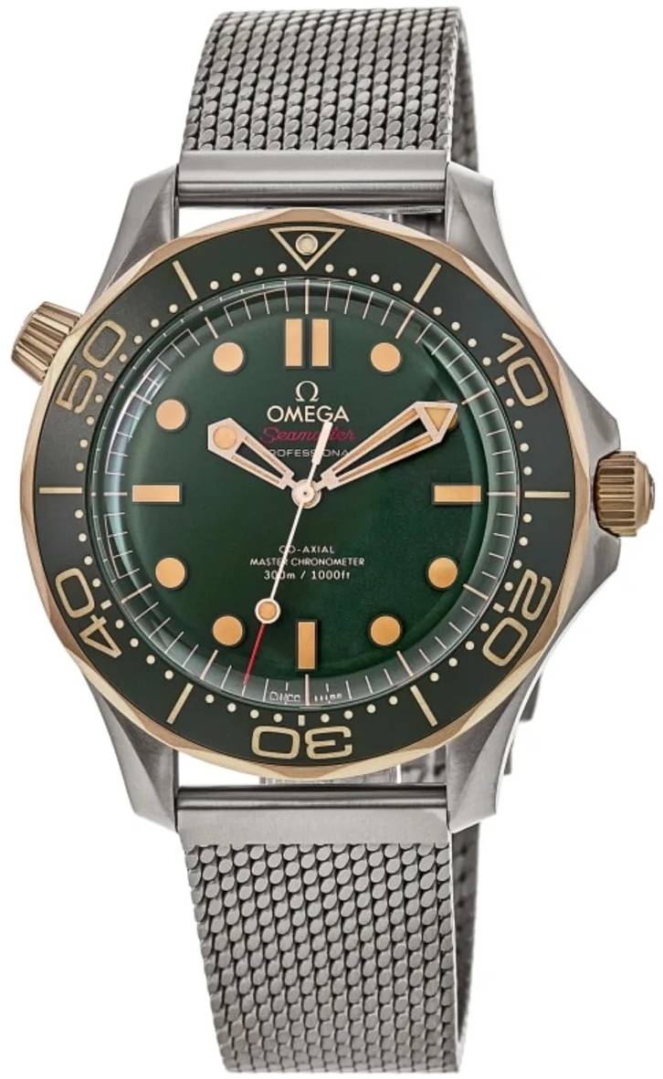 Omega Herreur 210.90.42.20.10.001 Seamaster Diver 300M Grøn/Titanium