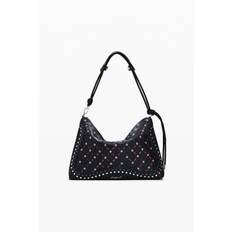 Medium cut-out faux leather bag