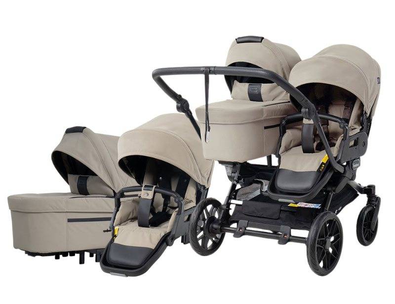 Emmaljunga Double Sento tvillingvagn 2027 (2 sitt- & 2 liggdelar)