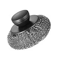 Stainless Steel Scrubber, Dish Cleaning Scrubber, Stainless Steel Wool Brush, Iron Pots Cleaning Brush, Barbecue Grill Scrubber, Efficient Scrubbing Power Rust-Resistant and Long-Lasting for Barbecue