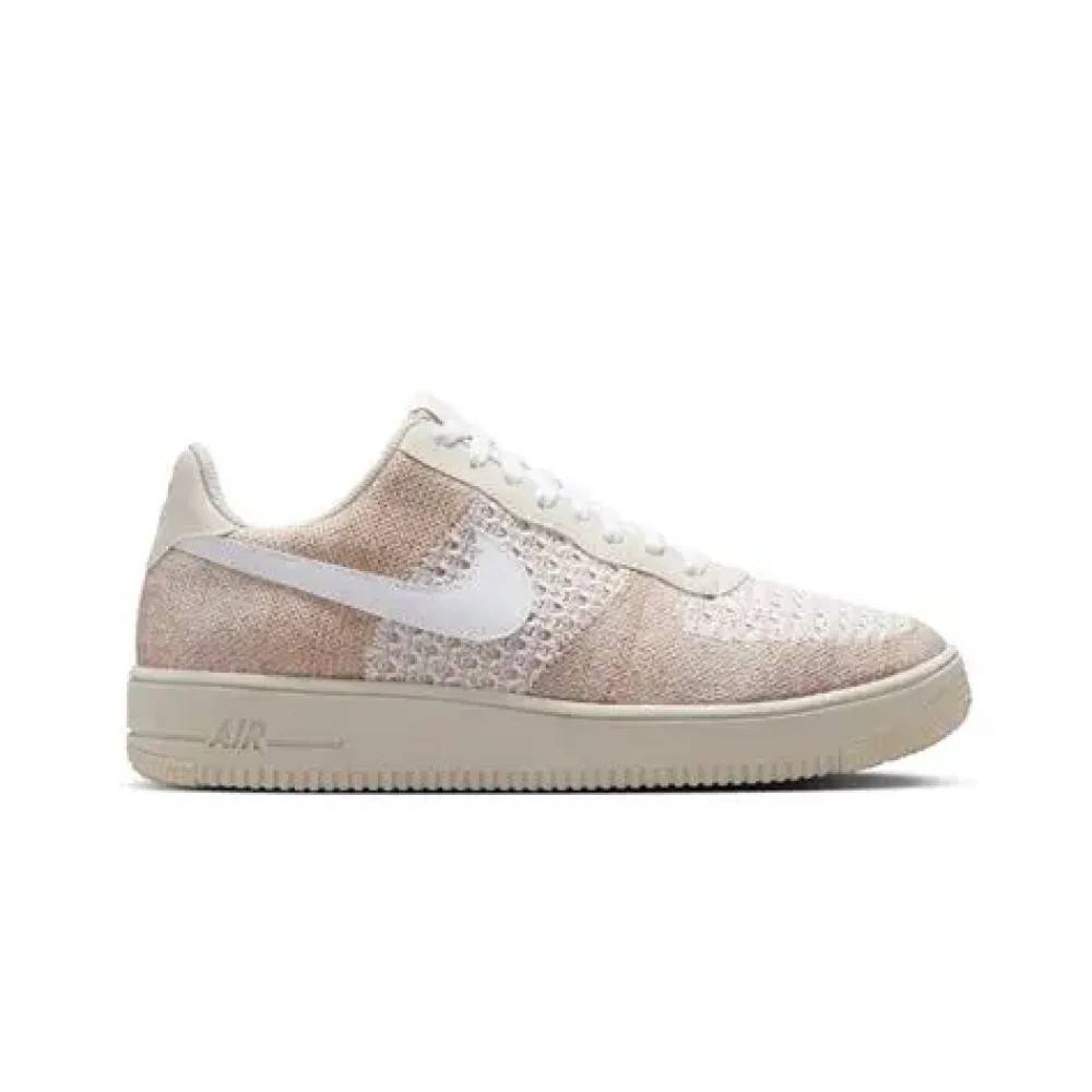 Nike, Træning , Herre, Beige, 43 EU, Air Force 1 Flyknit 2.0