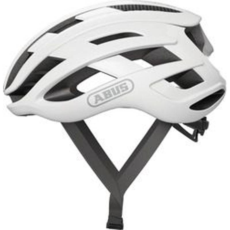 Abus airbreaker polar white matt cykelhjelm - Small (51-55 cm) / Hvid