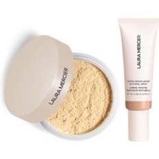 Laura Mercier Mini Translucent Loose Setting Powder Ultra Blur and Tinted Moisturiser Natural Dewy SPF 30 Duo (Various Shades) - 3C Fawn