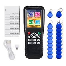 JUJIAN NFC RFID Card Copier Reader Writer, NFC Smart Card Reader Writer RFID Copier, Engelsk Version ICopy X100 NFC ID IC Reader