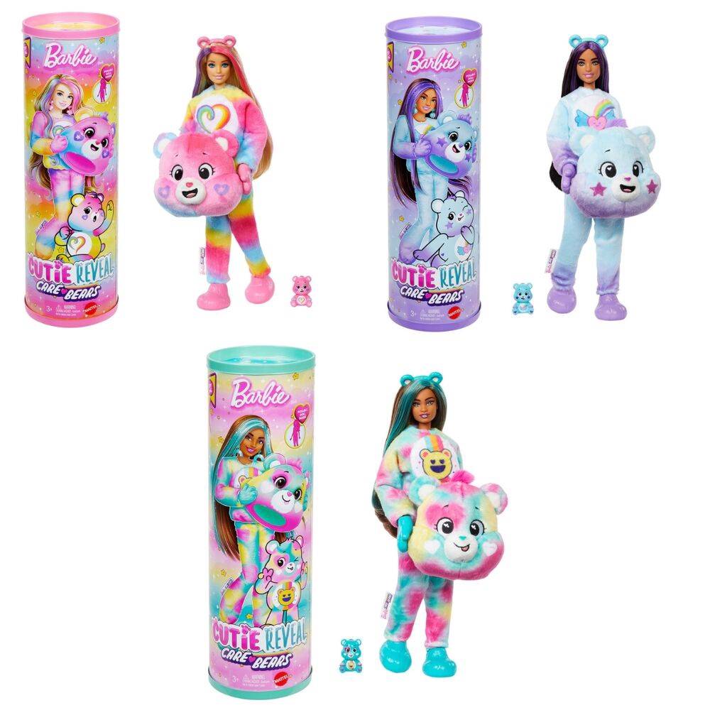 Barbie Care Bears Cutie Reveal assorted doll