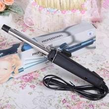 Eu plug pro hair volym curl curling make järntemperatur rostfritt stål hårrullare waver maker roller 051#