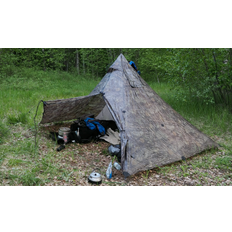 Skalmo the Mid dyneema tält med skorsten och kamin