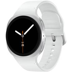 Samsung Galaxy Watch8 40mm BT Silver SM-L320NZSAEUB - Unisex - Quartz m. Oplader - Safirglas