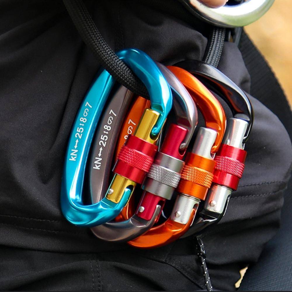 Accessories Outdoor Ascend Security Master Lock Climbing Key Hooks Professional Carabiner Mountaineering Protective Equipment