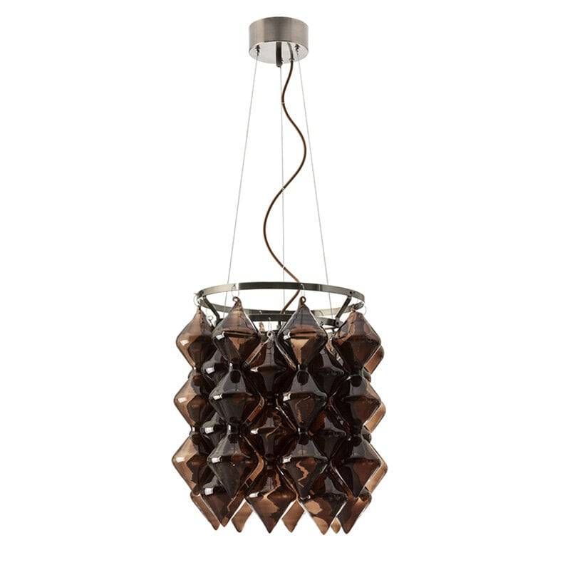 By Rydéns Gemma Ø45cm taklampa borstad stål/brun