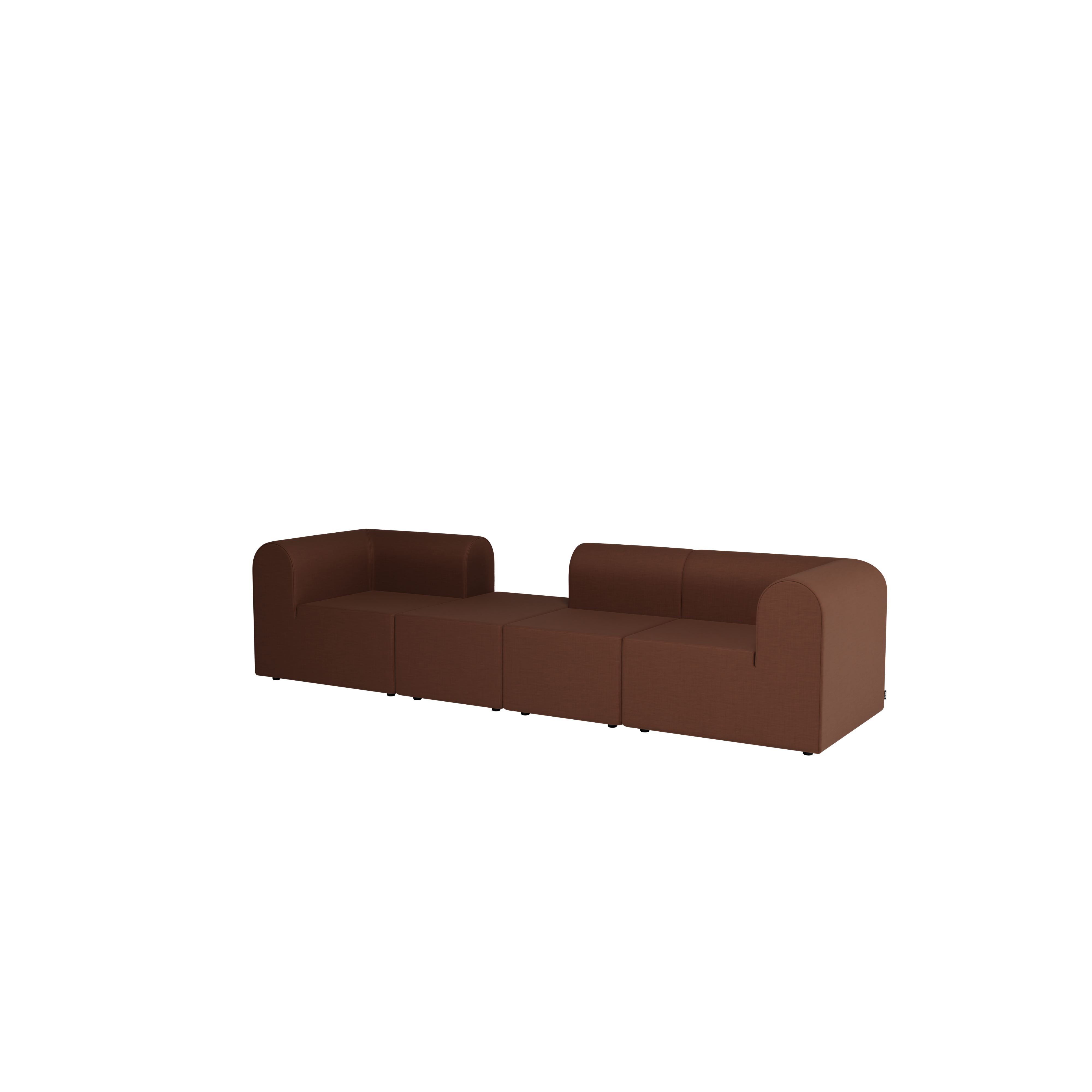 Paradigm 4-personers sofa med armlæn fra Montana Remix 346 - Jacobsen Plus