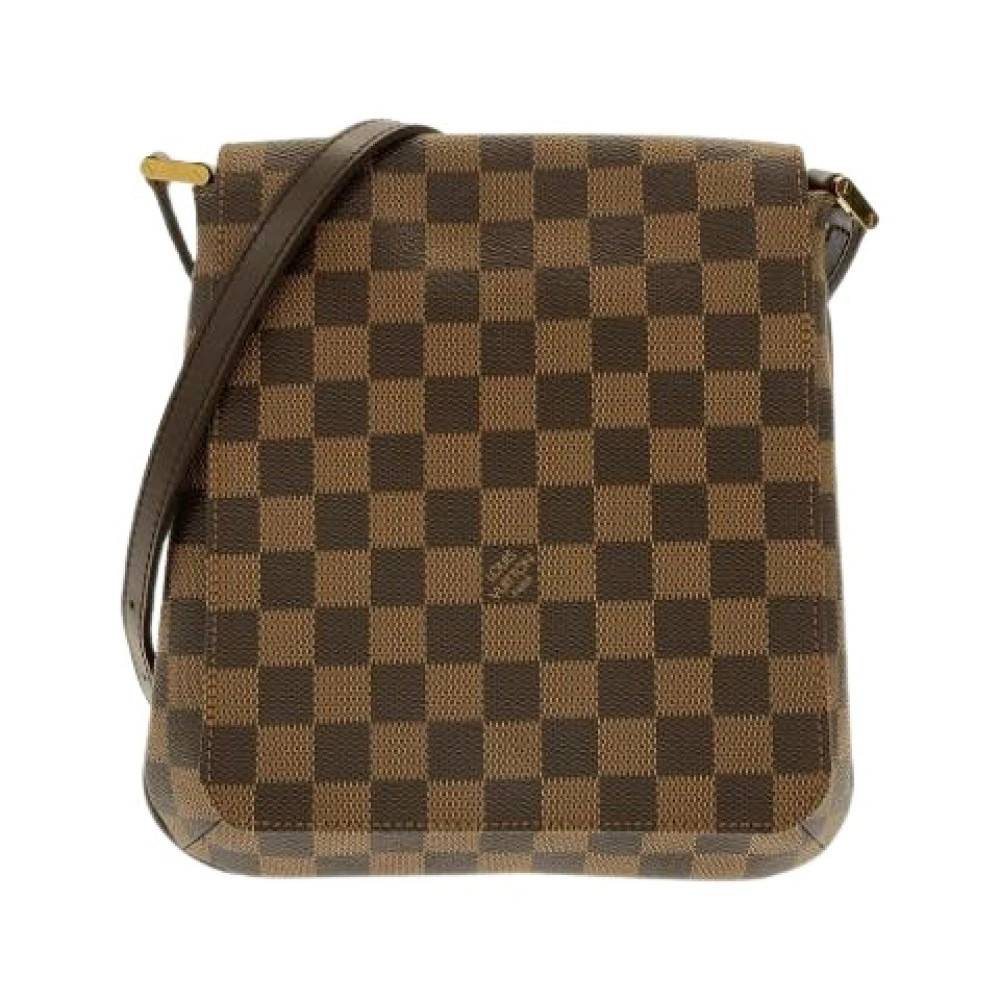 Louis Vuitton Vintage Pre-owned Vintage Skuldertaske - Vintage - Dame - Brun - ONE SIZE - Uld
