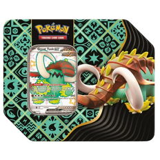 Pokémon TCG: Scarlet & Violet - Paldean Fates Tin Shiny Great Tusk ex (USA ed med 5 Boosters)