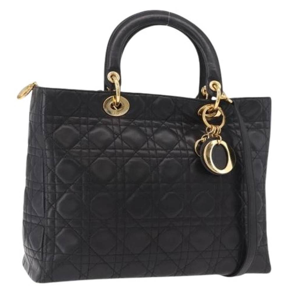 Dior Vintage Pre-owned Vintage Håndtaske - Vintage - Dame - Sort - ONE SIZE - Uld