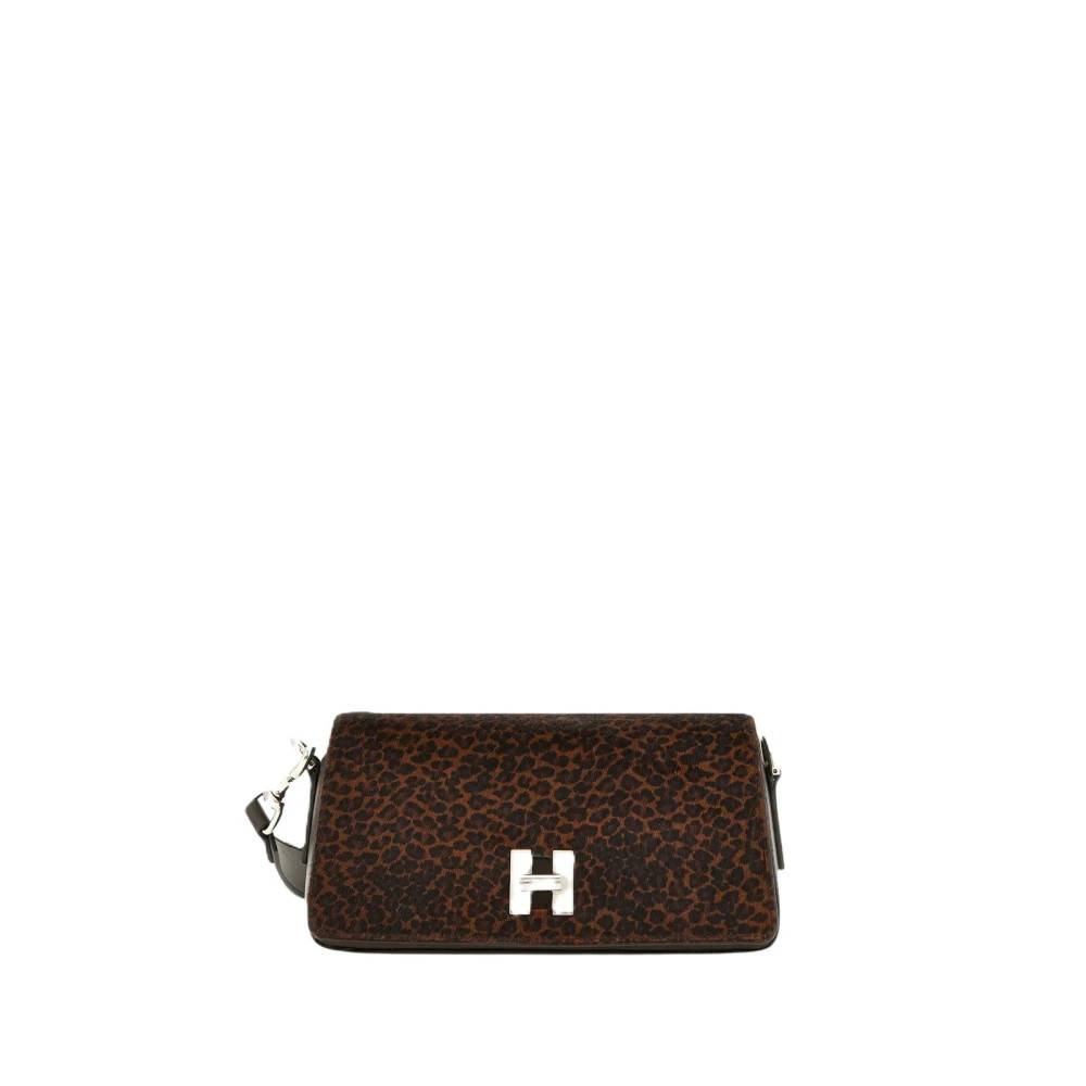 Hogan H-Turn Flap Bag Mini - Tasker - Dame - Brun - ONE SIZE - Uld