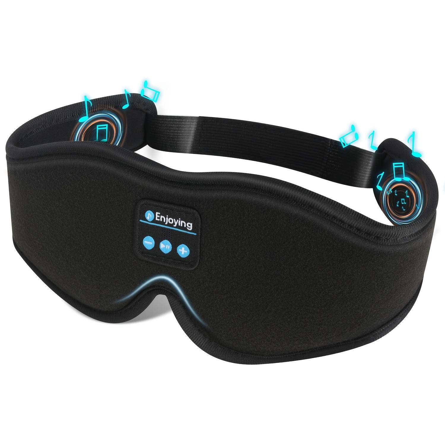 1pc Bluetooth Sleep Mask, , Sleep Experience, Active Noise Cancellation, Essential For Business Trips And Travel, Suitable For Adults - Holiday Gift