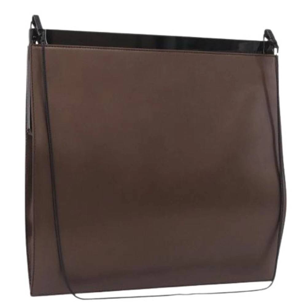 Gucci Vintage Pre-owned Vintage Skuldertaske - Vintage - Dame - Brun - ONE SIZE - Uld