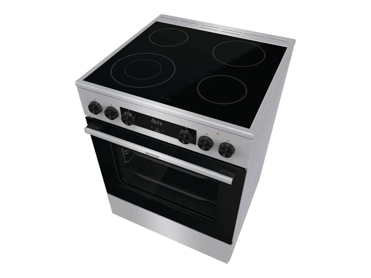 Gorenje G600 Rustfrit stål Elektrisk ovn 71liter Komfur Keramisk kogeplade --> På fjernlager, levevering hos dig 25-10-2026