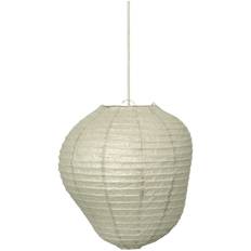 Ferm Living Kurbis Lampeskærm 40 Cm - Lampeskærme Washi-papir Dark sage - 1104269824