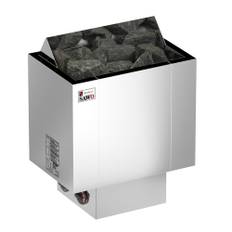 SAWO Elektriskt Bastuaggregat Rostfri Nordex 3P-1P - 6 kW (5-8 m3) / NB, inbyggd styrning (inkl. timer och termostat)