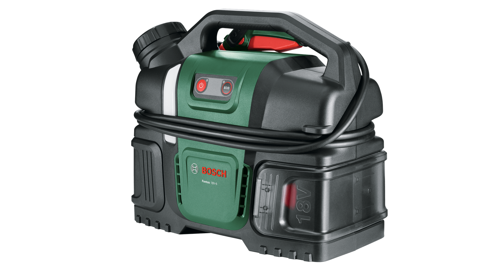 Bosch Fontus 18V-6 Højtryksrenser Grøn --> På fjernlager, levevering hos dig 07-06-2026