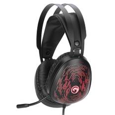 Scorpion gaming headset m/mic. Sort/rød, HG9049