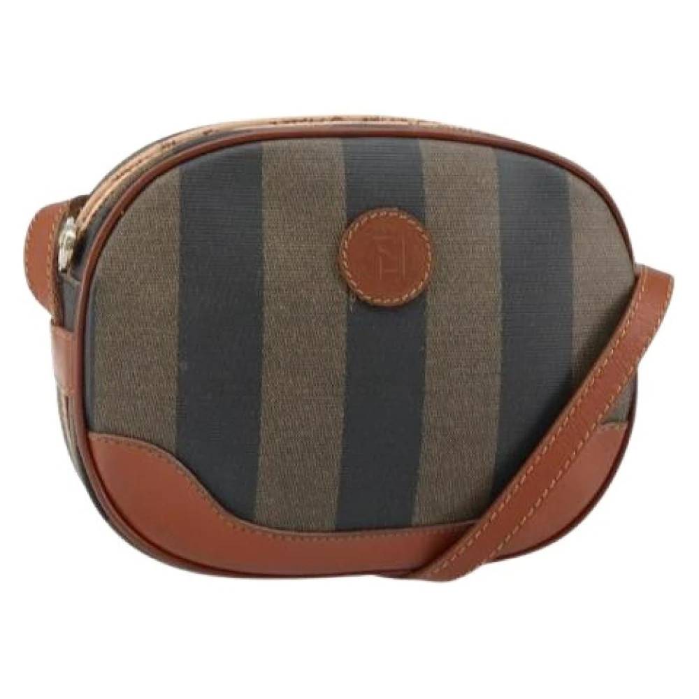 Fendi Vintage Pre-owned Læder Cross Body Taske - Vintage - Dame - Flerfarvet - ONE SIZE - Læder