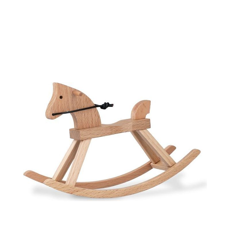 Kay Bojesen - Figurines mini gyngehest bøg H 9,5 cm.
