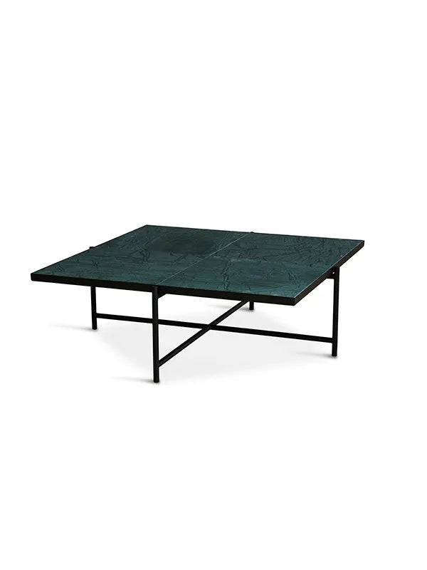 Coffee Table 90, grøn marmor fra HANDVÄRK Sort - Jacobsen Plus