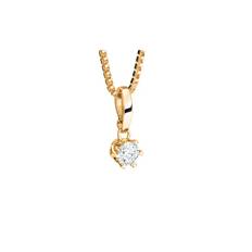 Schalins - Donau Halsband 0.30ct Guld