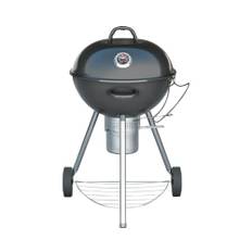 TENNEKER Kolgrill klotgrill Black Moon Ø58cm locktermometer med avtagbar askuppsamlare svart