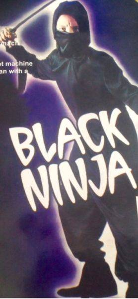 Halloween Costumes - Black Ninja Kostume L